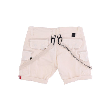 ALPHA INDUSTRIES Pantalone Corto Uomo Utility Short Jet Stream White da uomo