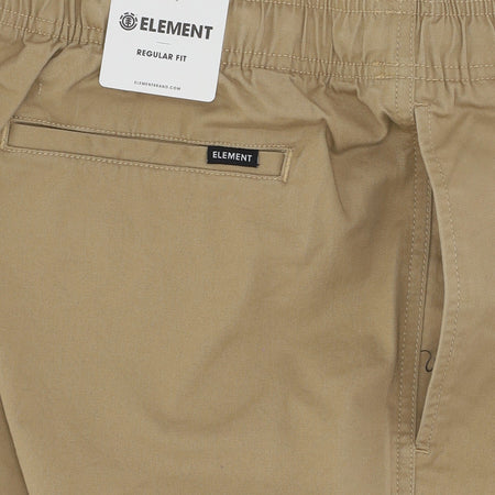 ELEMENT Pantalone Corto Uomo Valley Twill Short Khaki da uomo