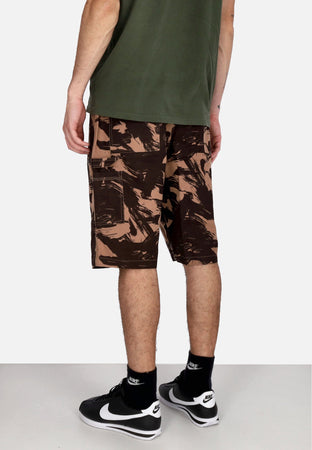 5TATE OF MIND Pantalone Corto Uomo Worker Shorts Brown/camo da uomo