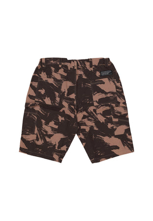 5TATE OF MIND Pantalone Corto Uomo Worker Shorts Brown/camo da uomo