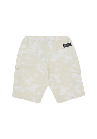 5TATE OF MIND Pantalone Corto Uomo Worker Shorts Off White/camo da uomo