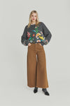 Roy Roger's pantalone donna kaori con effetto vintage