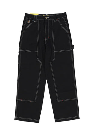 ICE CREAM Pantalone Lungo Uomo Canvas Carpenter Pant Black da uomo