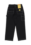 ICE CREAM Pantalone Lungo Uomo Canvas Carpenter Pant Black da uomo