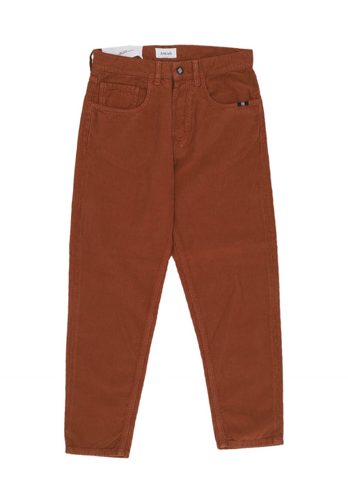 AMISH Pantalone Lungo Uomo Jeremiah Dark Beige da uomo
