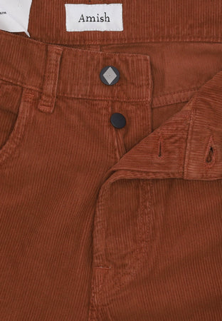 AMISH Pantalone Lungo Uomo Jeremiah Dark Beige da uomo