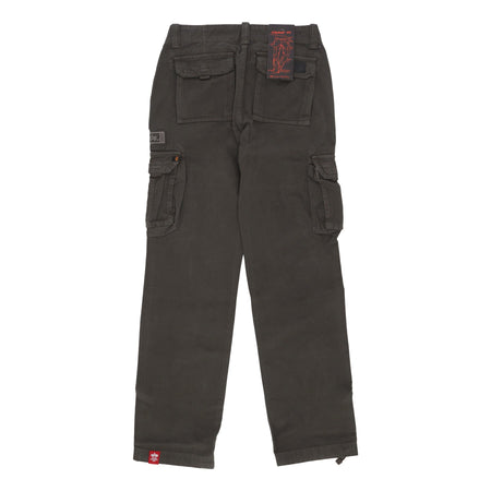 ALPHA INDUSTRIES Pantalone Lungo Uomo Jet Pant Grey Black da uomo