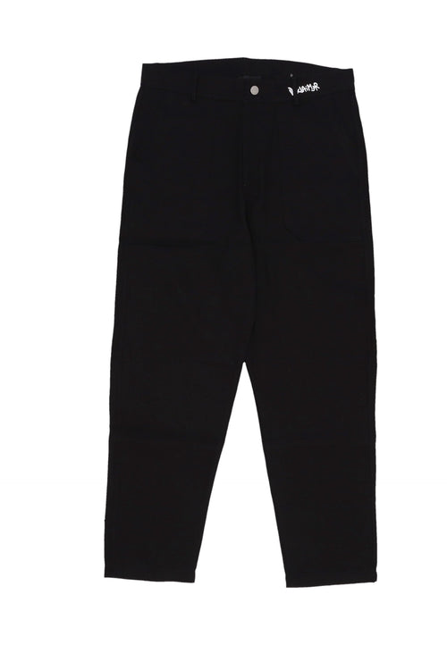 DISCLAIMER Pantalone Lungo Uomo Logo Pant Black da uomo