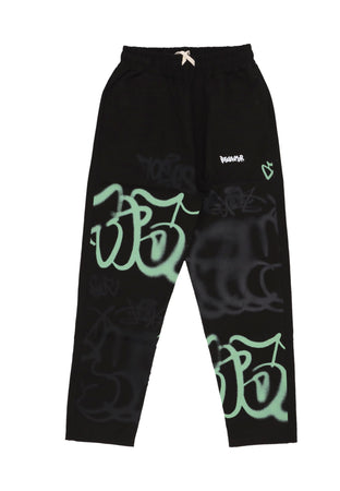 DISCLAIMER Pantalone Lungo Uomo Logo Pant Black da uomo