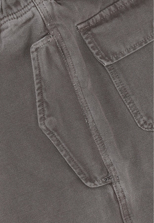 AMISH Pantalone Lungo Uomo Parachute Anthracite Work da uomo