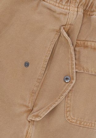 AMISH Pantalone Lungo Uomo Parachute Dark Beige da uomo