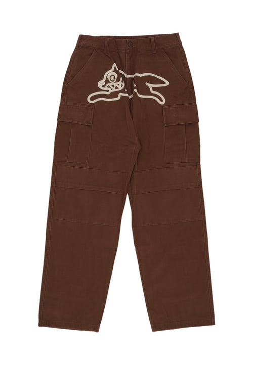 ICE CREAM Pantalone Lungo Uomo Running Dog Cargo Pant Brown da uomo