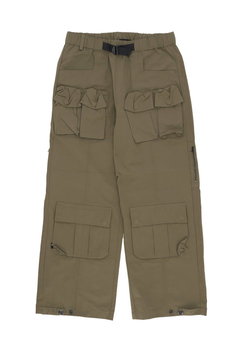 THE HUNDREDS Pantalone Lungo Uomo Wide Cargo Pants Olive da uomo