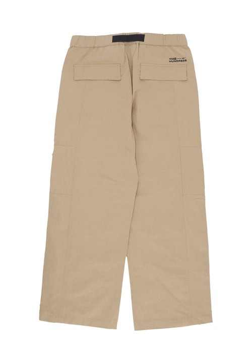 THE HUNDREDS Pantalone Lungo Uomo Wide Cargo Pants Pale Khaki da uomo