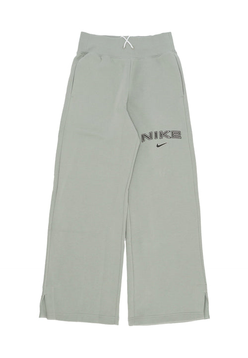 Nike Pantalone Tuta Felpato Donna W Sportswear Phoenix Fleece High-rise Logo Pant Jade Horizon da donna