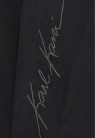 KARL KANI Pantalone Tuta Felpato Uomo Autograph Heavy Os Sweatpants Black da uomo