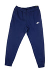 Nike Pantalone Tuta Felpato Uomo Club Jogger Bb Midnight Navy/midnight Navy/white da uomo