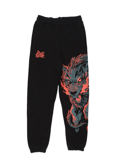 DOLLY NOIRE Pantalone Tuta Felpato Uomo Cu-sith Sweatpants Black da uomo
