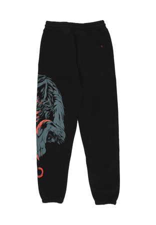 DOLLY NOIRE Pantalone Tuta Felpato Uomo Cu-sith Sweatpants Black da uomo