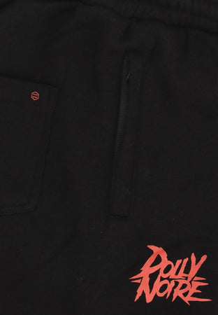 DOLLY NOIRE Pantalone Tuta Felpato Uomo Cu-sith Sweatpants Black da uomo
