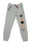IUTER Pantalone Tuta Felpato Uomo Horns Pants Light Grey da uomo
