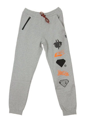 IUTER Pantalone Tuta Felpato Uomo Horns Pants Light Grey da uomo