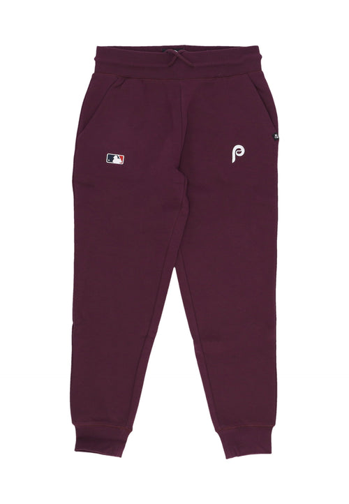 47 BRAND Pantalone Tuta Felpato Uomo Mlb Base Runner Emb Burnside Pants Phiphi Plum da uomo