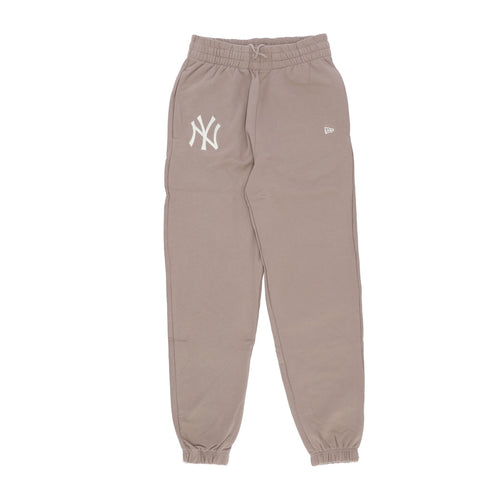 NEW ERA Pantalone Tuta Felpato Uomo Mlb League Essentials Jogger Neyyan Air Grey/off White da uomo