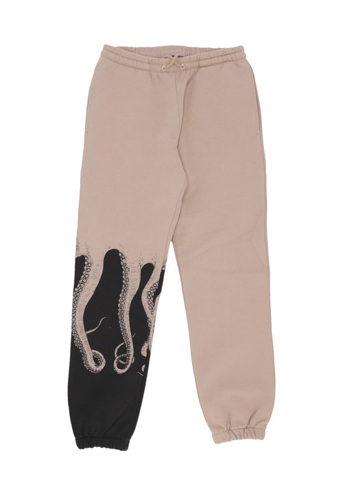 OCTOPUS Pantalone Tuta Felpato Uomo Side Sweatpants Earth da uomo