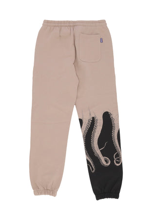 OCTOPUS Pantalone Tuta Felpato Uomo Side Sweatpants Earth da uomo