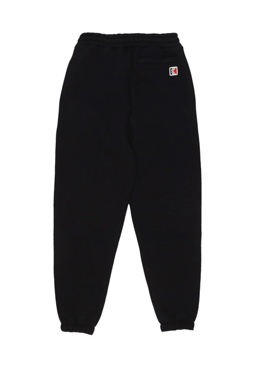 KARL KANI Pantalone Tuta Felpato Uomo Small Signature Essential Relaxed Fit Cuffed Sweatpants Black da uomo