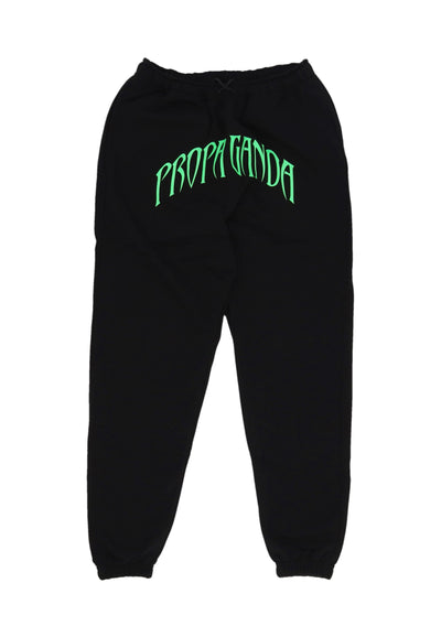 PROPAGANDA Pantalone Tuta Felpato Uomo Triangle Panther Sweatpant Black da uomo