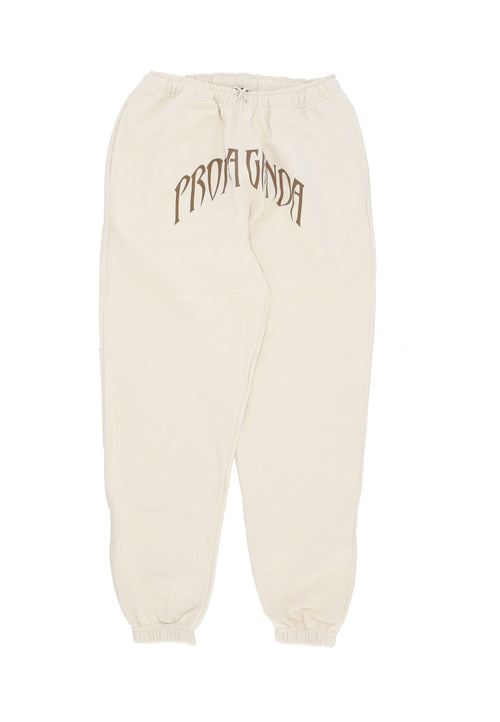 PROPAGANDA Pantalone Tuta Felpato Uomo Triangle Panther Sweatpant Bone da uomo