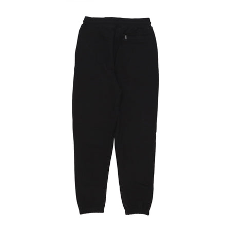 STAPLE Pantalone Tuta Leggero Uomo Flock Logo Sweatpant Black da uomo