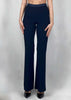 Pantaloni-blu-a-zampa-con-raso-in-vita