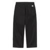 CARHARTT WIP pantaloni carhartt wip evan pant - black garment dyed da uomo