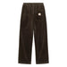 CARHARTT WIP pantaloni carhartt wip floyde pant - tobacco rinsed da uomo