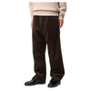 CARHARTT WIP pantaloni carhartt wip floyde pant - tobacco rinsed da uomo