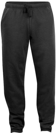 Pantaloni Felpa Basic Nero Pantaloni Sportivi Tempo Libero Taglie Forti