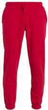 Pantaloni Felpa Basic Rosso Pantaloni Sportivi Tempo Libero Taglie Forti