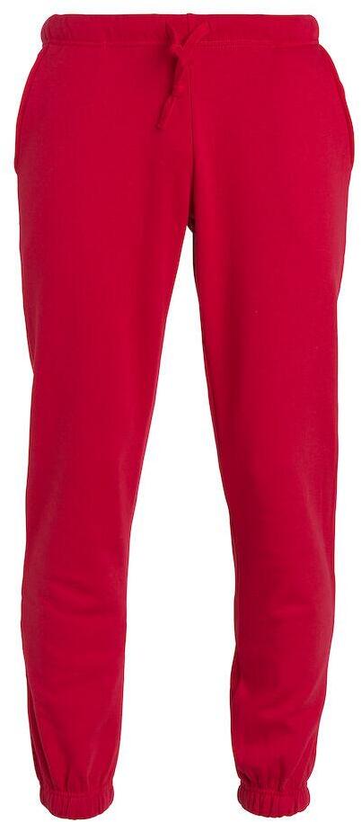 Pantaloni Felpa Basic Rosso Pantaloni Sportivi Tempo Libero