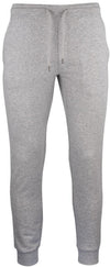 Pantaloni Felpa Clique Grigio Melange Pantaloni Uomo Cotone Organico Ecosostenibile