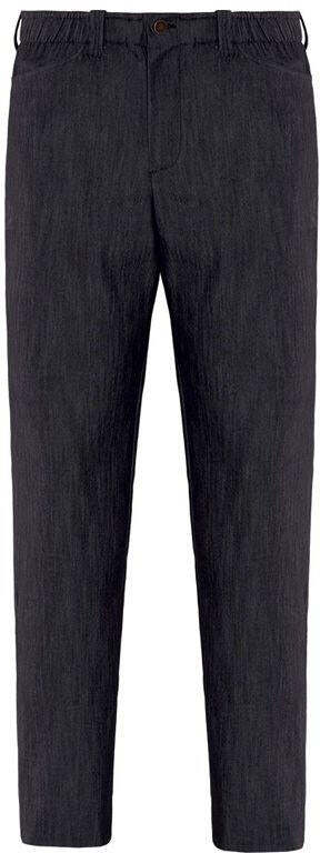 Pantaloni Giove Nero Pantalone Cuoco Elasticizzato