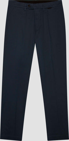 Pantaloni-mark-slim-fit-in-twill-di-cotone-elastico