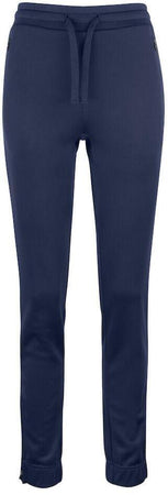 Pantaloni Tessuto Tecnico Blu tasche con Zip