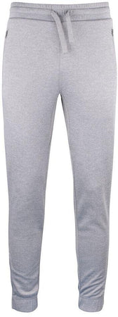 Pantaloni Tessuto Tecnico Grigio Melange tasche con Zip