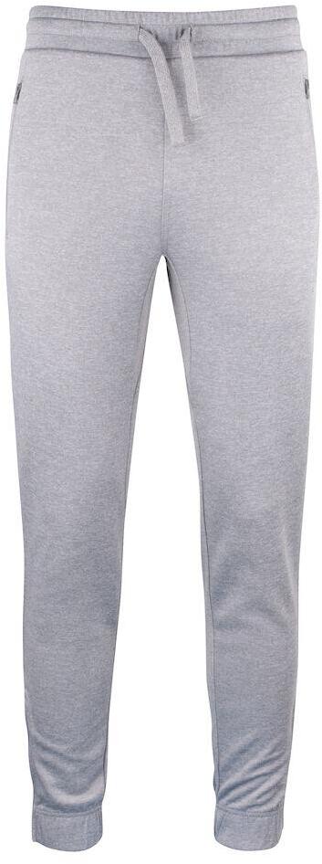 Pantaloni Tessuto Tecnico Grigio Melange tasche con Zip