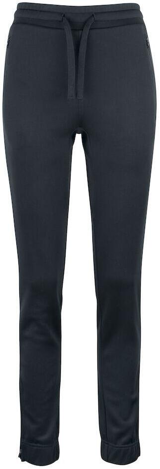 Pantaloni Tessuto Tecnico Nero tasche con Zip