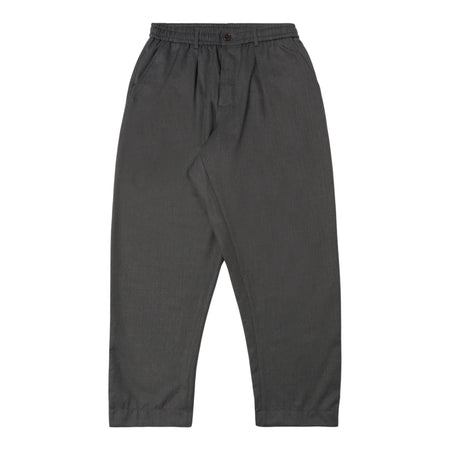 UNIVERSAL WORKS pantaloni universal works oxford pant travel suiting - charcoal da donna