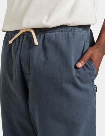 Pantaloni Uoo Element Chillin Twill Navy Con Elastico in Vita Gamba Larga Moda/Uomo/Abbigliamento/Pantaloni Snotshop - Roma, Commerciovirtuoso.it